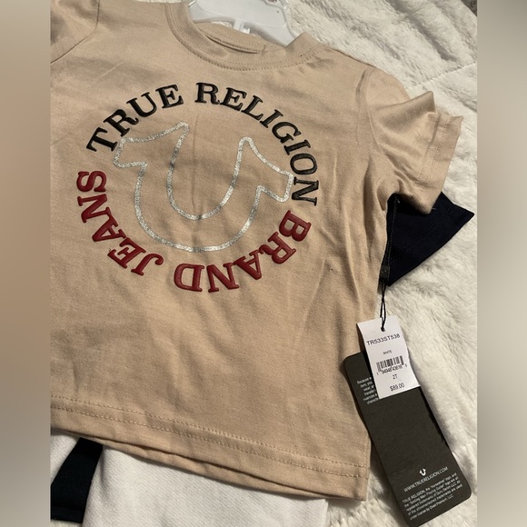 matching kids set (true religion) 2 t-shirts and sweats - Picture 2 of 4